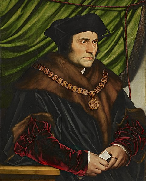 Portrait of Thomas More by Hans Holbein (Public domain)